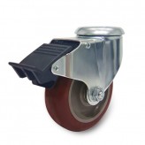 Hi-tech Polyurethane Castor and Wheel Non-Marking 753UID100H10
